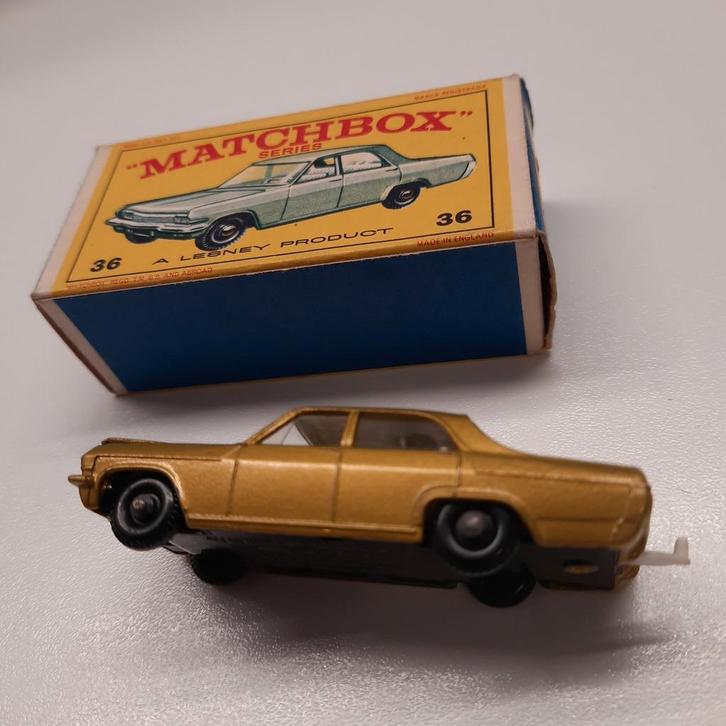 MATCHBOX / LESNEY nr.36 OPEL DIPLOMAT.* VINTAGE *., Hobby en Vrije tijd, Modelauto's | 1:87, Zo goed als nieuw, Auto, Lesney, Ophalen