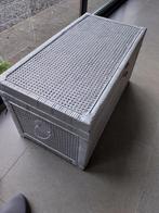 Zilverkleurige rotan koffer, Ophalen, Overige materialen, Minder dan 50 cm, Gebruikt