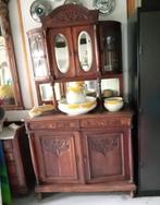 Antieke buffetkast, Ophalen, Gebruikt, Glas