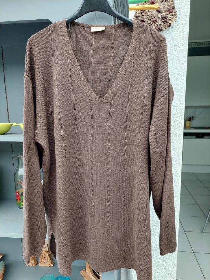 PULL ANDRES T44, Kleding | Dames, Truien en Vesten, Zo goed als nieuw, Maat 42/44 (L), Bruin, Ophalen