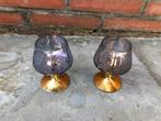 2 vintage cognac glazen, Verzamelen, Glas en Drinkglazen, Ophalen of Verzenden