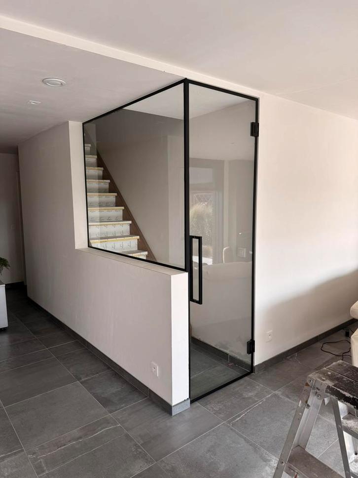 Steellook deuren op maat, Doe-het-zelf en Bouw, Glas en Ramen, Nieuw, Glasplaat, 160 cm of meer, 160 cm of meer, Veiligheidsglas