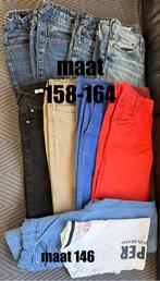Pakket 8 broeken maat 158-164 + 1 broek + 1 T-shirt maat 146, Jongen, Broek, Verschillende merken, Zo goed als nieuw