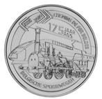 Zilveren 5 euro België 2010 175 jaar Belgische Spoorwegen, Postzegels en Munten, Ophalen of Verzenden, België, 5 euro