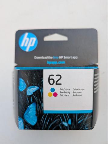 HP 62 originele driekleurige inktcartridge beschikbaar voor biedingen