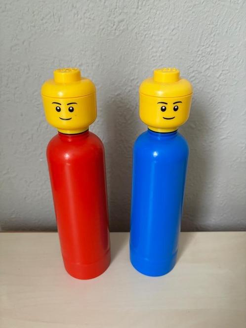 LOT DE 2 GOURDES "LEGO", Sport en Fitness, Drinkbussen, Gebruikt, Ophalen of Verzenden