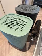 Curver Infinity Recycled Dots wasmanden (2x 60L), Ophalen, Zo goed als nieuw, Groen, Overige typen