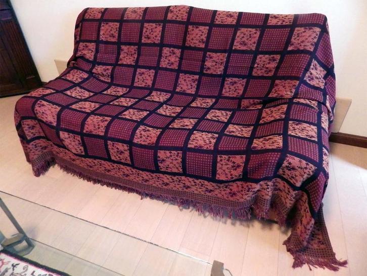 Luxe Zetelplaid Kashmir: (215 x 250 cm), Huis en Inrichting, Woonaccessoires | Plaids en Woondekens, Nieuw, Ophalen