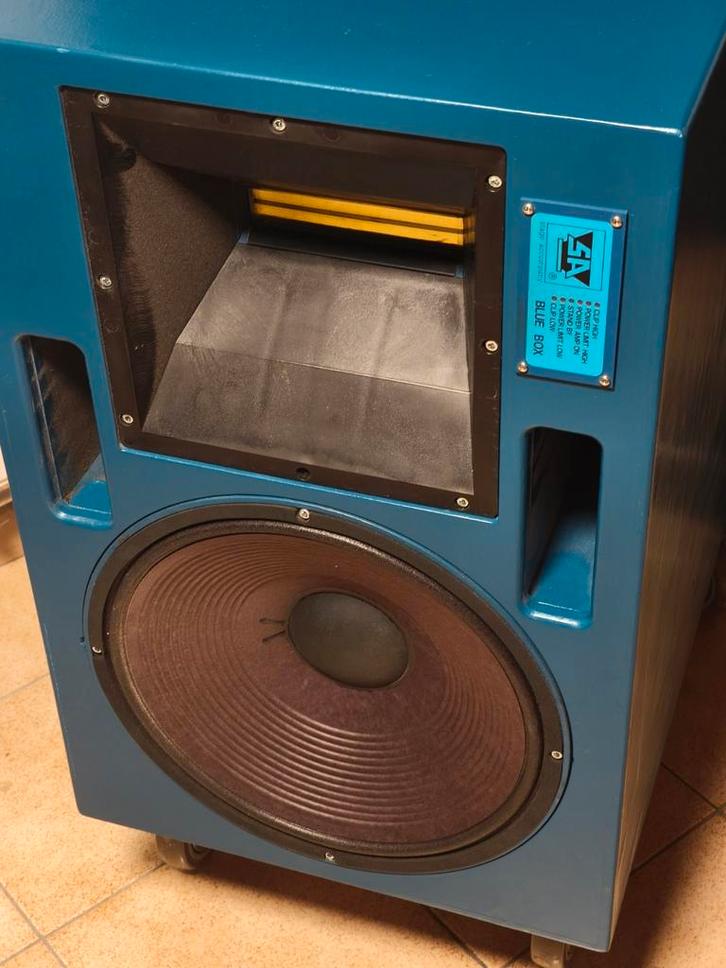 SA blue box ( vintage) kraaknet ️, Audio, Tv en Foto, Luidsprekerboxen, Zo goed als nieuw, Ophalen of Verzenden
