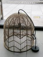 Rotan hanglamp, Huis en Inrichting, Ophalen, Zo goed als nieuw, Stof, 50 tot 75 cm