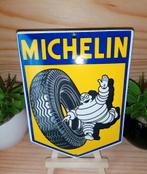 Plaque émaillée Michelin, Enlèvement ou Envoi, Comme neuf, Panneau publicitaire