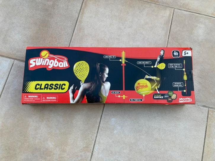 Nieuw: swingball classic - tennispaal, Kinderen en Baby's, Speelgoed | Buiten | Actiespeelgoed, Zo goed als nieuw, Ophalen