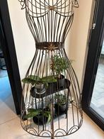 Deco metalen paspop 1.56cm hoog, 52cm breedte op 33cm diept, Huis en Inrichting, Ophalen, Zo goed als nieuw, Metaal