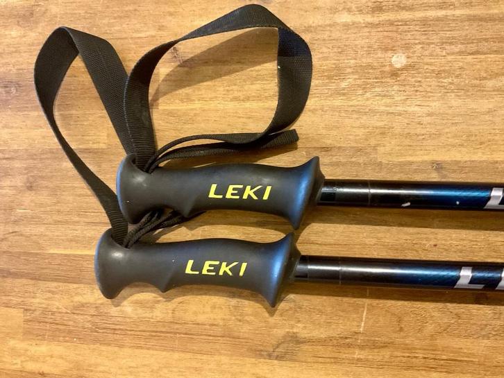 LEKI wandel stokken nordic walk anti shock, Sport en Fitness, Bergsport en Wandelen, Gebruikt, Wandelstok, Ophalen