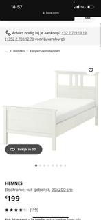 Ikea 1 persoonsbed, Kinderen en Baby's, Ophalen, Gebruikt, Wit, Jongetje of Meisje