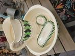 lampet set  met retro motief, Antiek en Kunst, Ophalen