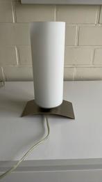 Lampe de table/lampe de chevet moderne en verre dépoli blanc, Comme neuf, Enlèvement ou Envoi