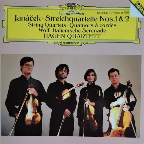 Janacek / Wolf - Hagen Quartett - Deutsche Grammophon - DDD, Cd's en Dvd's, Cd's | Klassiek, Zo goed als nieuw, Kamermuziek, Ophalen of Verzenden