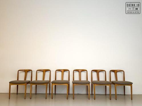 Zes Johannes Andersen stoelen - Uldum Møbelfabrik, Antiek en Kunst, Curiosa en Brocante, Ophalen
