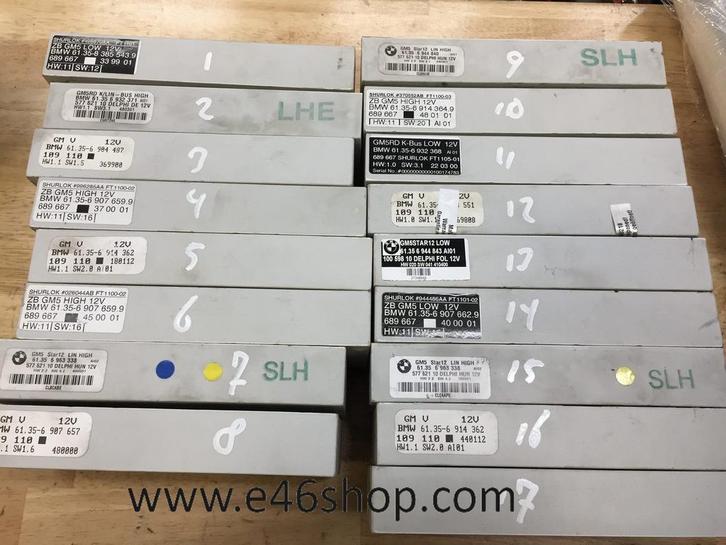 GM5 Modules BMW E46 zie fotos !, Auto-onderdelen, Elektronica en Kabels, BMW, Gebruikt, Ophalen of Verzenden