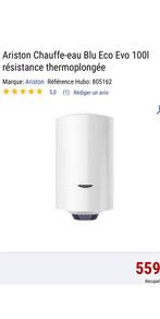 Ariston boiler Blu Eco Evo 100l thermo ondergedompelde, Ophalen, Zo goed als nieuw, Geiser