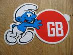 Oude Sticker De Smurfen GB Peyo, Verzamelen, Smurfen, Ophalen of Verzenden, Plaatje, Poster of Sticker, Zo goed als nieuw