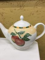 Theekan Fruitmotief - Churchill Staffordshire - porselein, Huis en Inrichting, Keuken | Servies, Overige typen, Ophalen of Verzenden