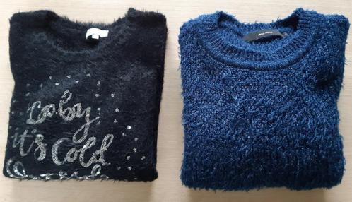 2 warme winter truien/pulls dames small (S), Kleding | Dames, Truien en Vesten, Gedragen, Maat 36 (S), Blauw, Ophalen of Verzenden