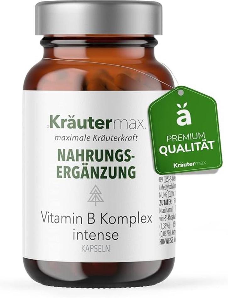 Kräutermax Vitamine B complex GRATIS LEVERING, Sport en Fitness, Gezondheidsproducten en Wellness, Nieuw, Overige typen, Verzenden