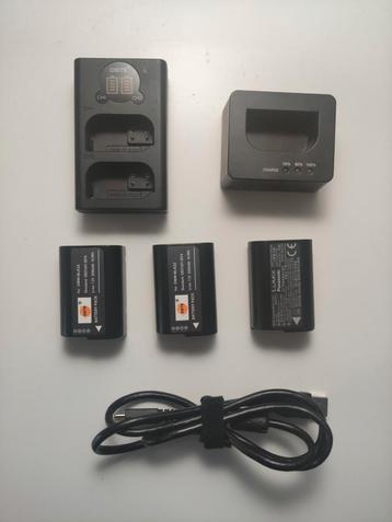 BLK-22 battery's and chargers for lumix s5/s5ii/gh5/gh6