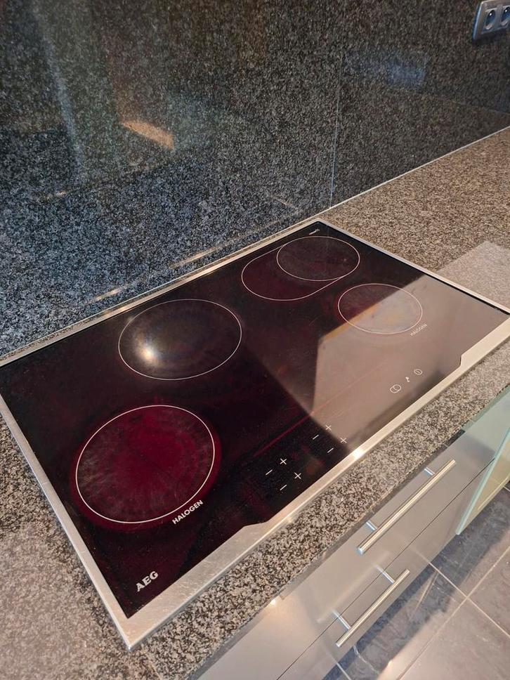Glaskeramische kookplaat AEG (Halogen), Elektronische apparatuur, Kookplaten, Ophalen