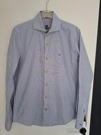 Hemd wit/blauw geruit Stijn Helsen maat 39/40 (medium), Kleding | Heren, Overhemden, Wit, Stijn Helsen, Zo goed als nieuw, Halswijdte 39/40 (M)