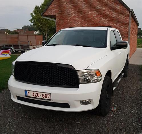 Dodge RAM 1500 Hemi crew cab, Auto's, Dodge, Particulier, RAM 1500, LPG, SUV of Terreinwagen, 5 deurs, Automaat, Wit, Zwart, Leder