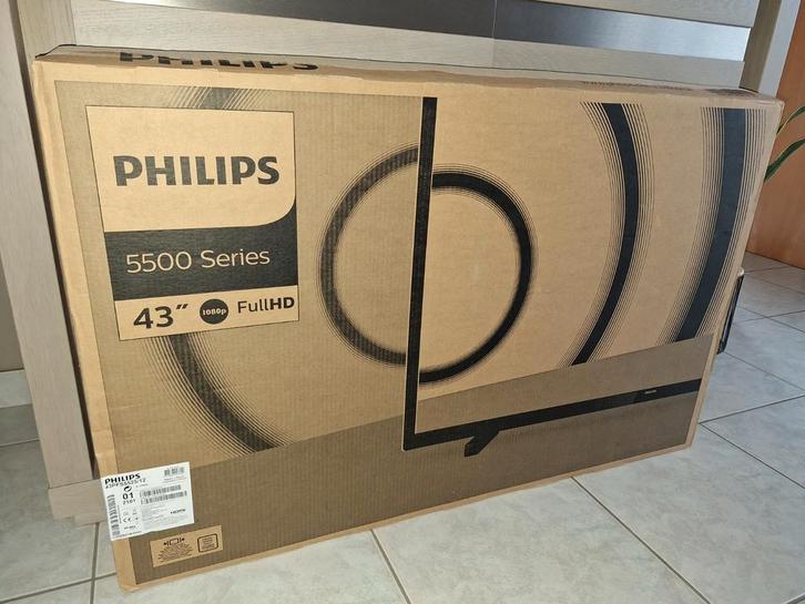 Téléviseur Philips série 5500 43PFS5525/12 (non utilisé), TV, Hi-fi & Vidéo, Télévisions, LED, 100 cm ou plus, Philips, Enlèvement