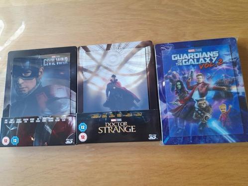 marvel lenticular steelbooks Phase III, Cd's en Dvd's, Blu-ray, Zo goed als nieuw, Science Fiction en Fantasy, 3D, Verzenden