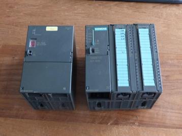 SIEMENS PLC S7-300 CPU 313C ( AI,AQ,DI,DQ,COUNT)+PSU+MMC, Enlèvement, Utilisé
