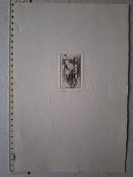 Kleine ets Jaak Gorus "Personages", Ophalen of Verzenden