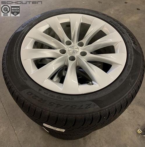 20'' Tesla model X 275/45/R20 255/45/R20 Pirelli Winterset, Auto-onderdelen, Banden en Velgen, Banden en Velgen, Winterbanden