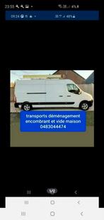Transport déménagement et amcombrant 0483044474
