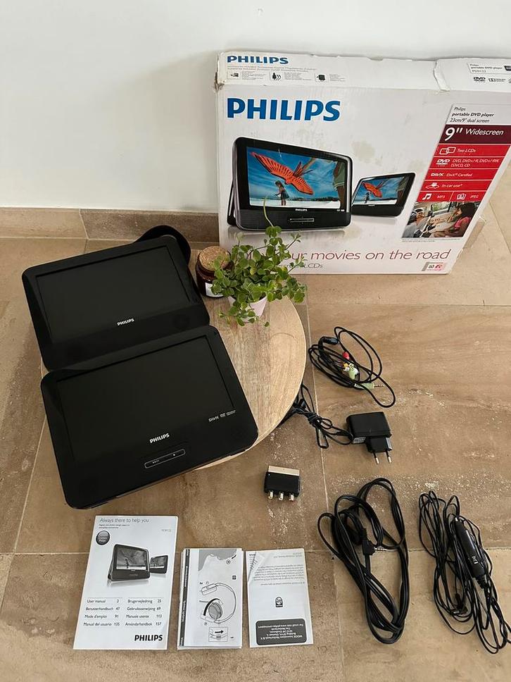 Philips PD9122/12 draagbare DVD- speler 9 inch, Audio, Tv en Foto, DVD spelers, Philips, Draagbaar, Ophalen
