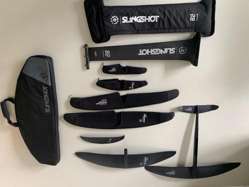 wingfoil Slingshot carbon mast + 2x  carbon foilset, Sports nautiques & Bateaux, Aile de surf, Comme neuf, Enlèvement