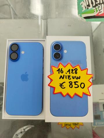 iPhone 16 128gb Nieuw 2 jaar Garantie  beschikbaar voor biedingen