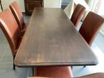 Massief tafel, Huis en Inrichting, Tafels | Eettafels, Ophalen, Gebruikt, Klassiek, Eikenhout