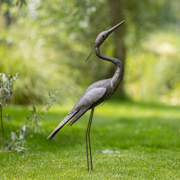 Beeld; Reiger van metaal - Mooievogels  beschikbaar voor biedingen