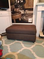 poef, Huis en Inrichting, Zetels | Voetbanken en poefs, Ophalen, Zo goed als nieuw, Rechthoekig, Stof