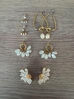 Set mooie pareloorbellen, Handtassen en Accessoires, Oorbellen, Overige materialen, Nieuw, Ophalen of Verzenden, Knopjes of Stekers