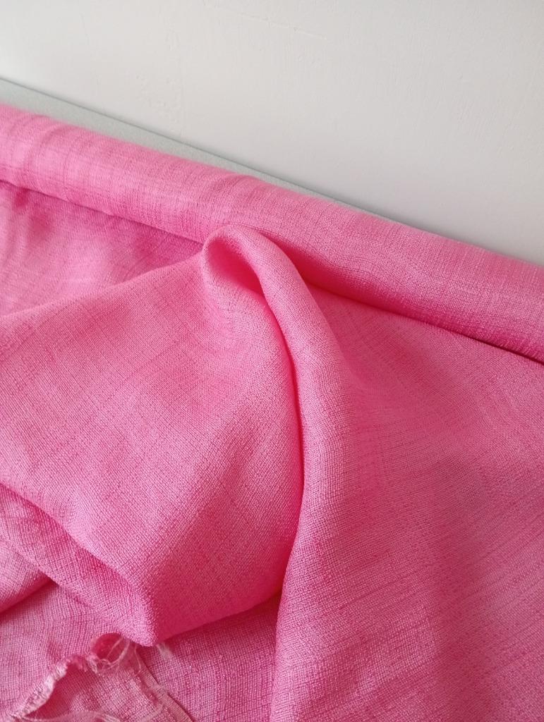 Zijden stof snoeproze 1 m, Antiek en Kunst, Antiek | Kleding en Textiel, Dames, Ophalen of Verzenden