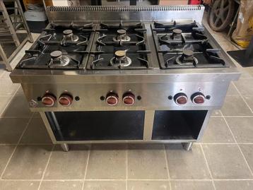 Gasfornuis inox diamond 6 bekkens beschikbaar voor biedingen