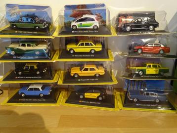 1/43 collection taxis volvo lot renault mercedes peugeot  beschikbaar voor biedingen