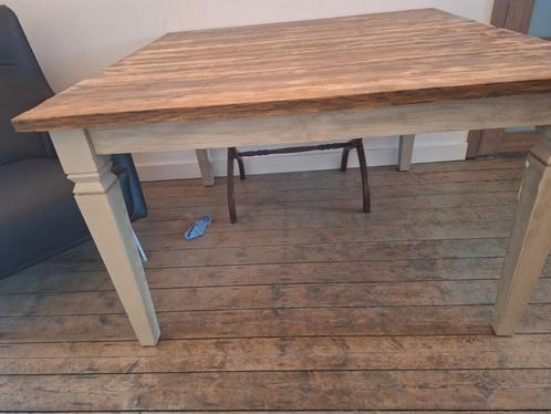 Tafel zeer mooi vol eiken blad, Huis en Inrichting, Tafels | Eettafels, Gebruikt, Ophalen